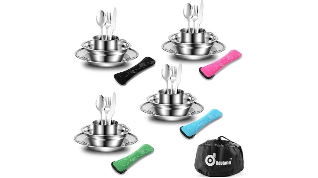 camping tableware set 29pcs