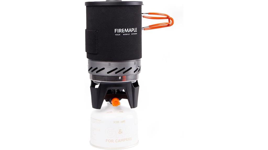 compact camping stove system