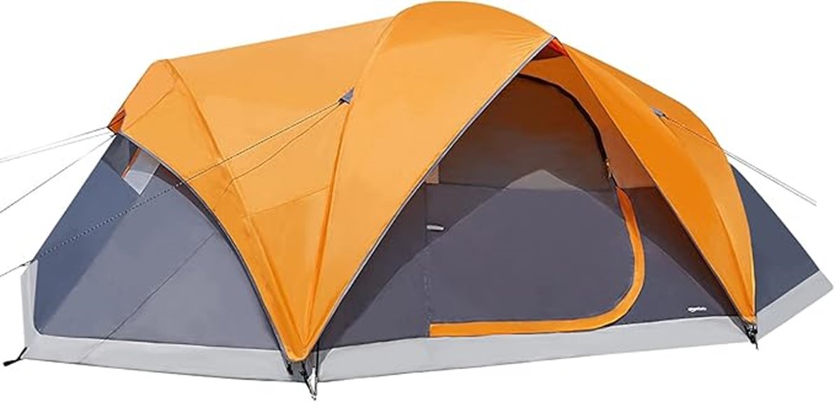 dome tent with rainfly