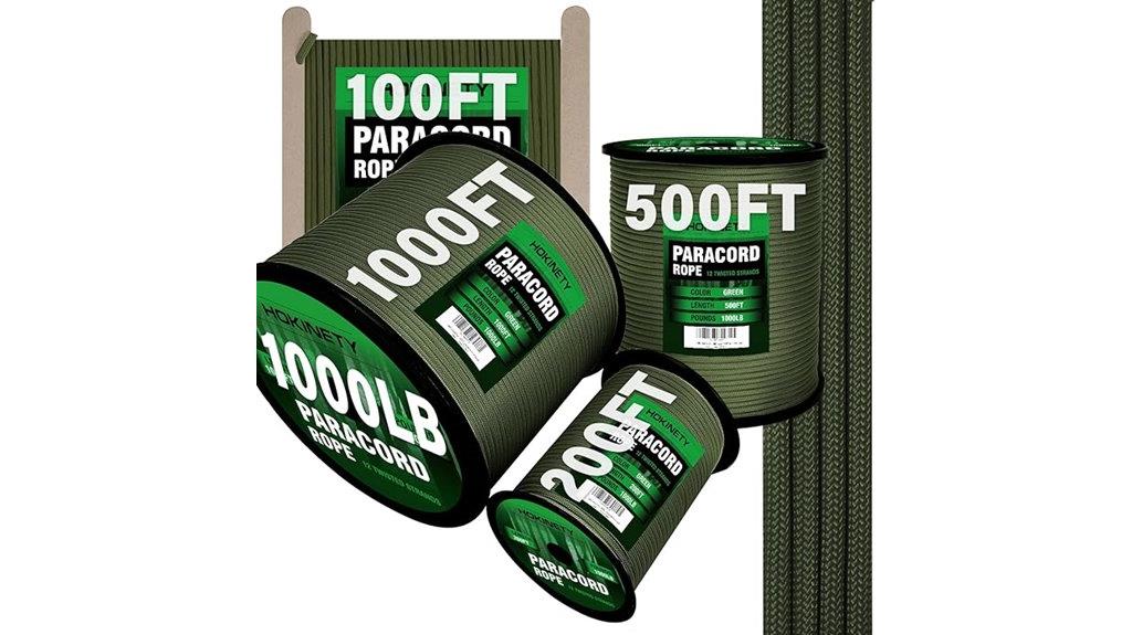 durable 100ft paracord rope
