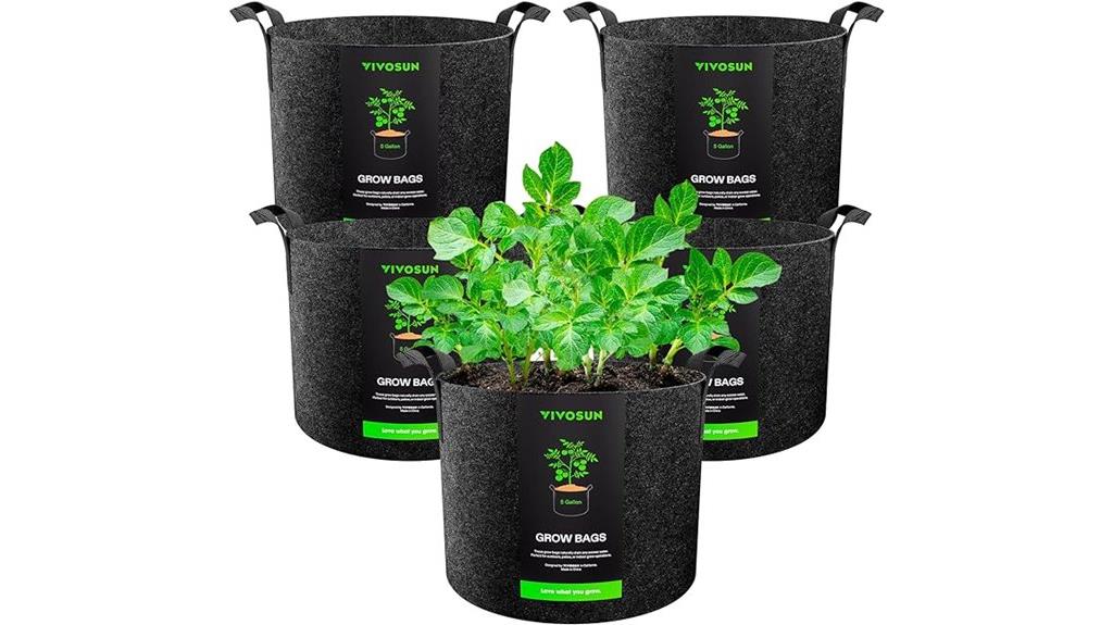 durable 5 gallon grow bags