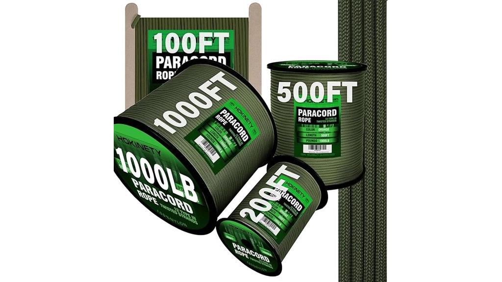 durable army green paracord