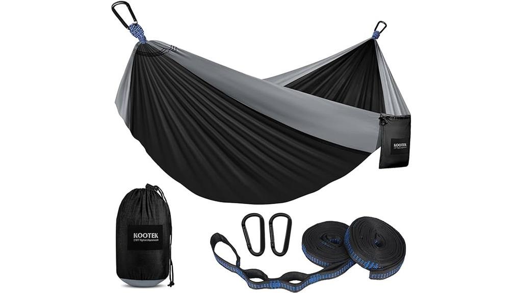durable camping hammock with straps