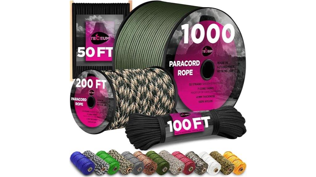 durable camping survival rope