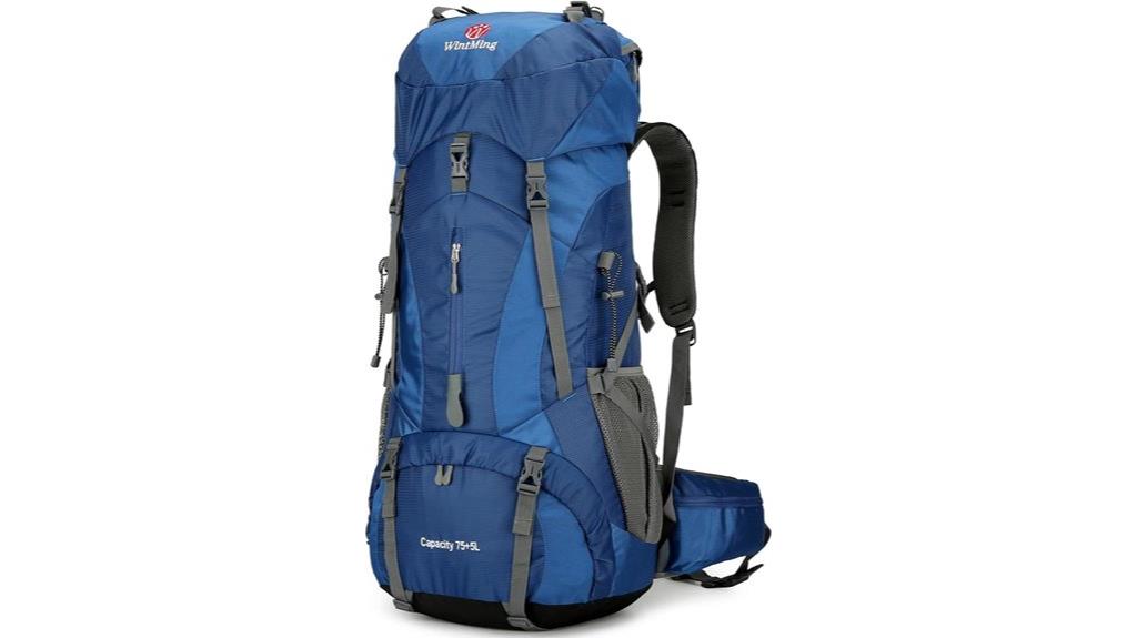 durable hiking backpack with rain cover