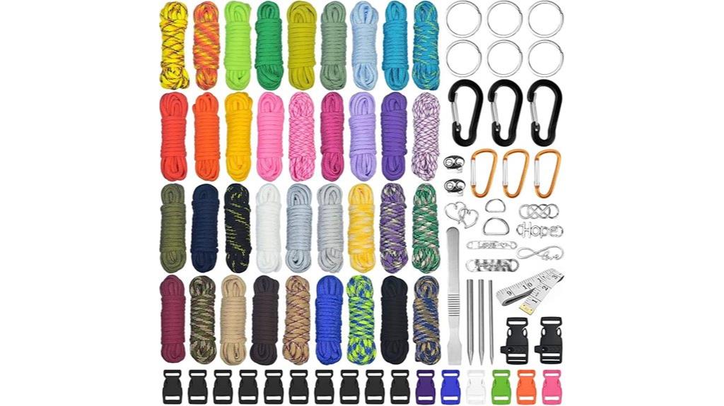 durable paracord crafting kit