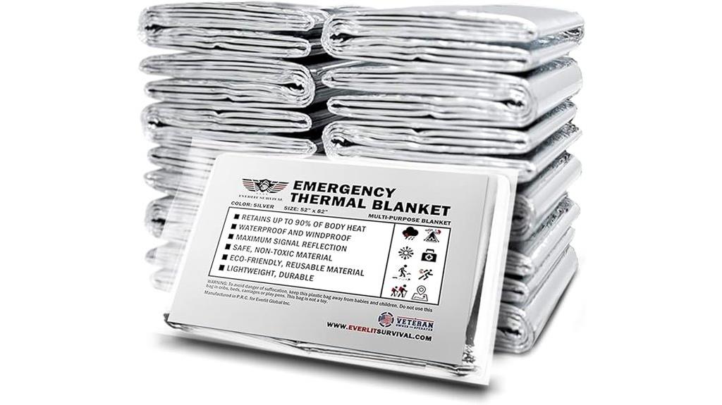 emergency thermal mylar blankets