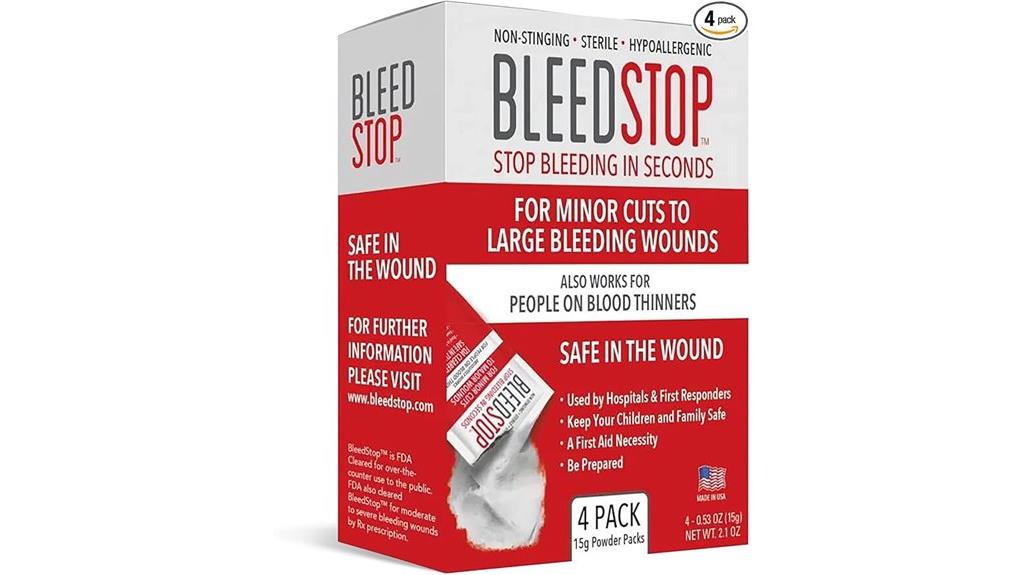 first aid blood clotting