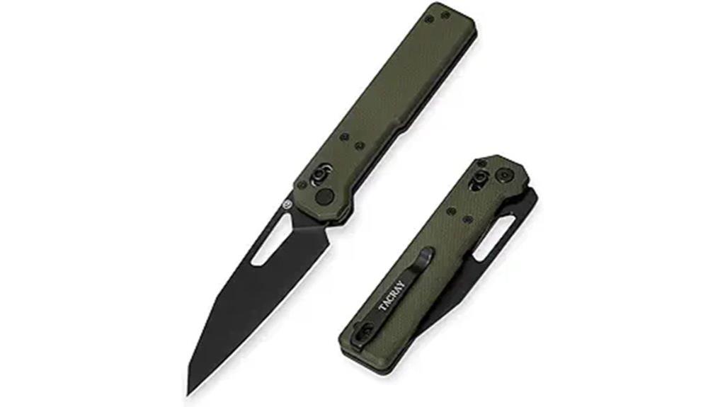 folding knife with blade