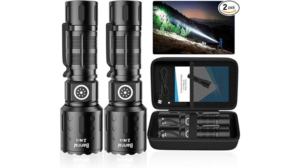 high lumens tactical flashlight