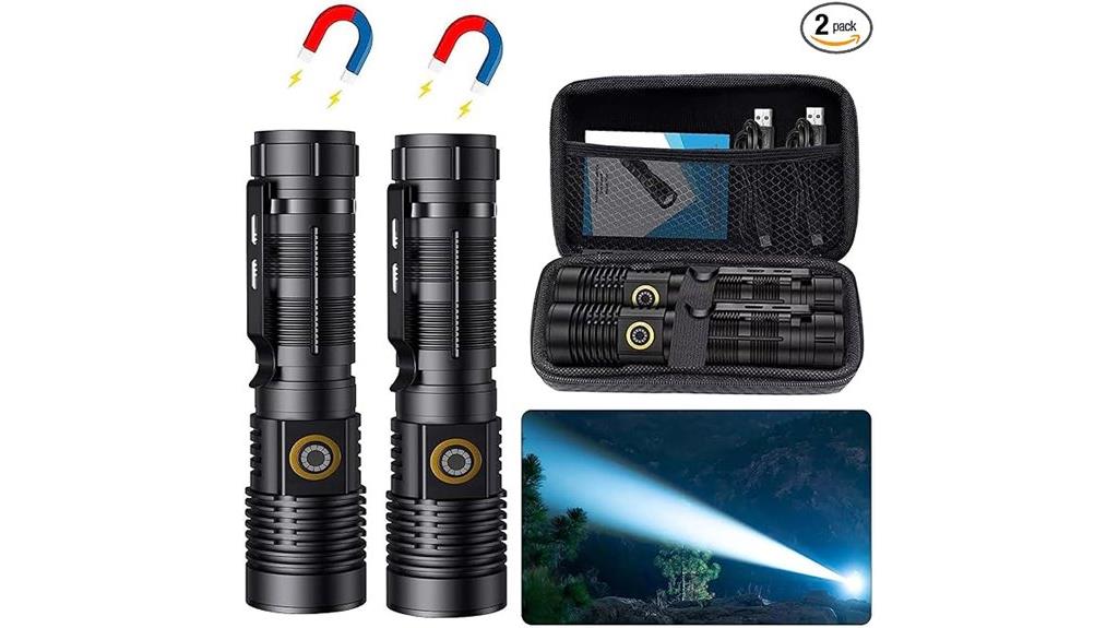 high lumens usb flashlight