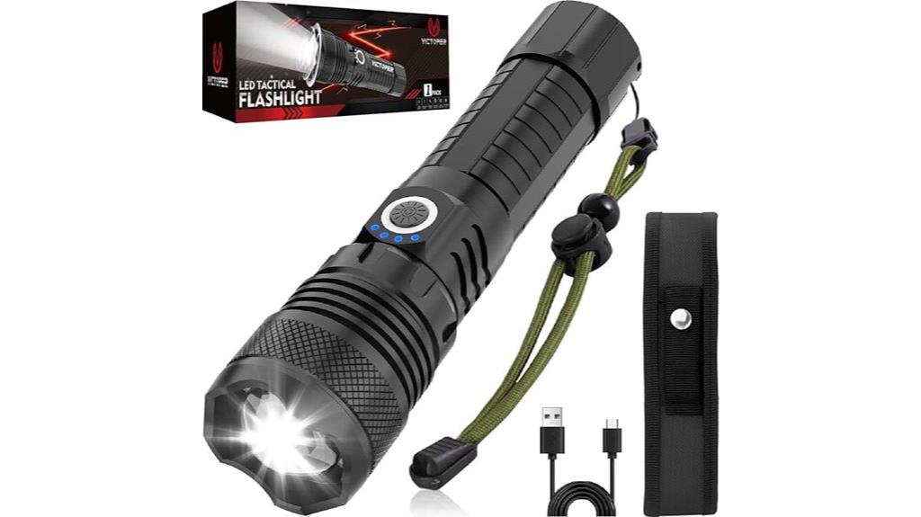 high powered tactical flashlight