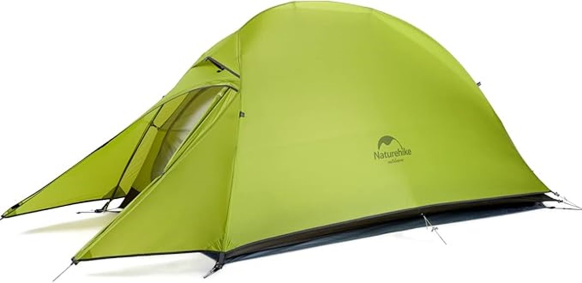 lightweight one person backpacking tent