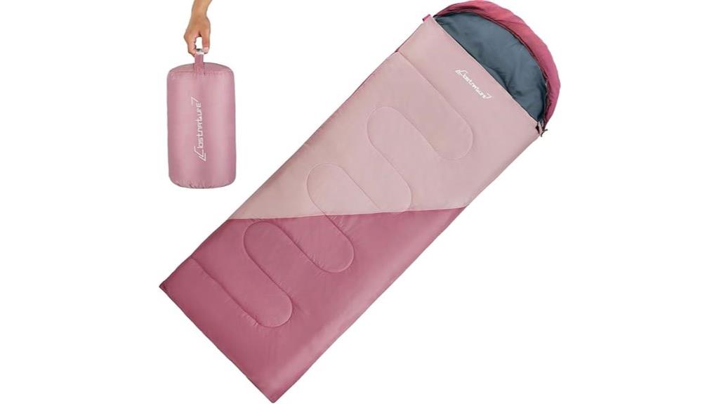 lightweight sleeping bag design