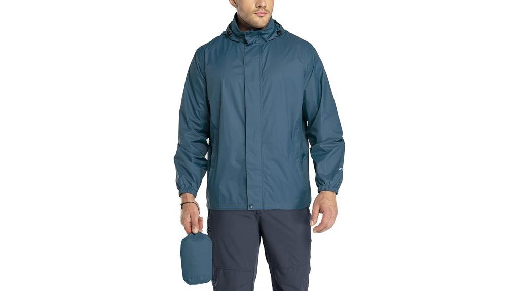 lightweight waterproof rain jacket