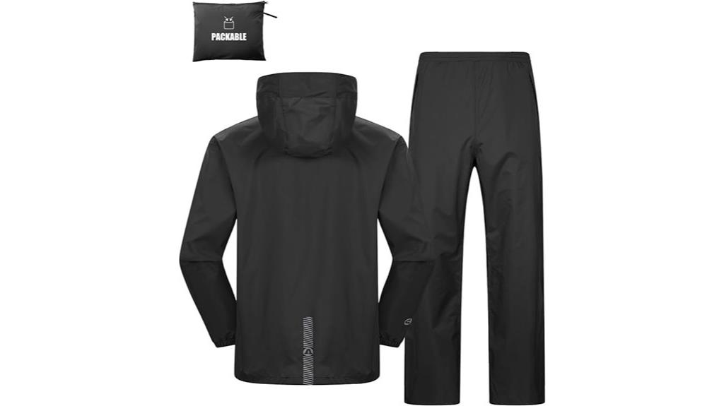 lightweight waterproof rain suit