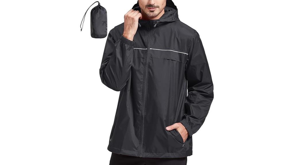 men s waterproof rain jacket