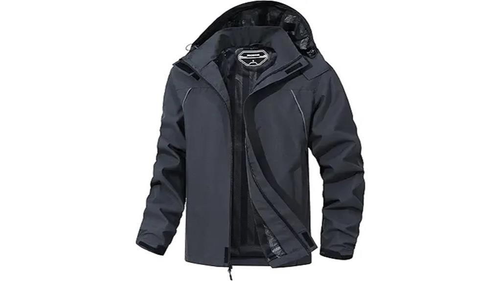 men s waterproof windbreaker jacket