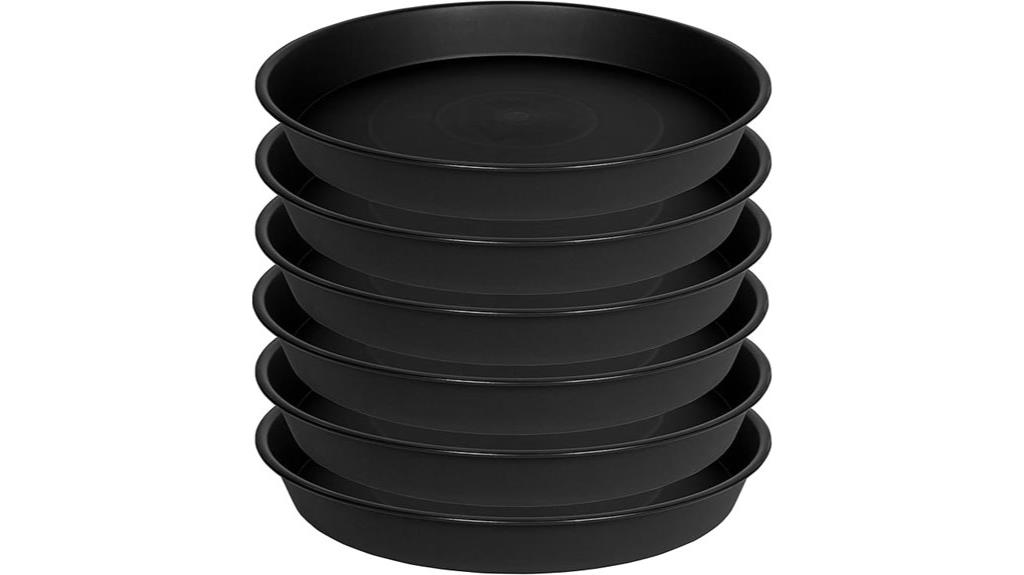 plastic plant saucers set