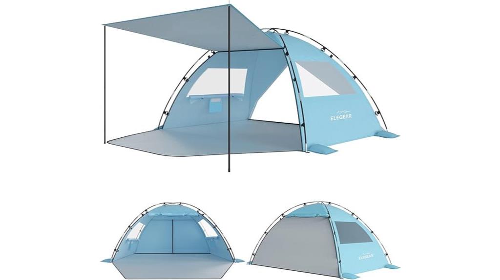 pop up beach sun shelter