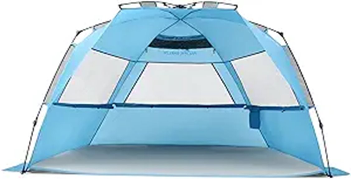 pop up beach tent shelter
