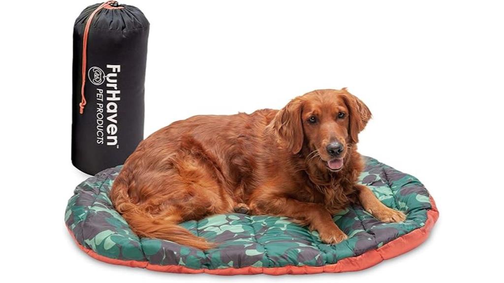 portable outdoor dog bed