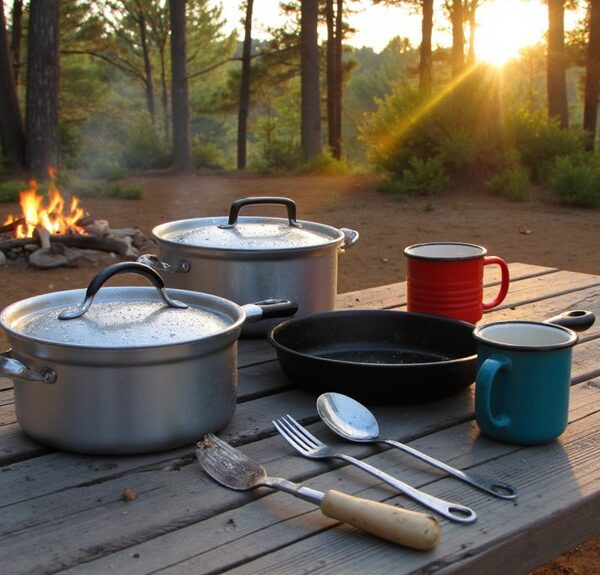 quality cookware enhances camping
