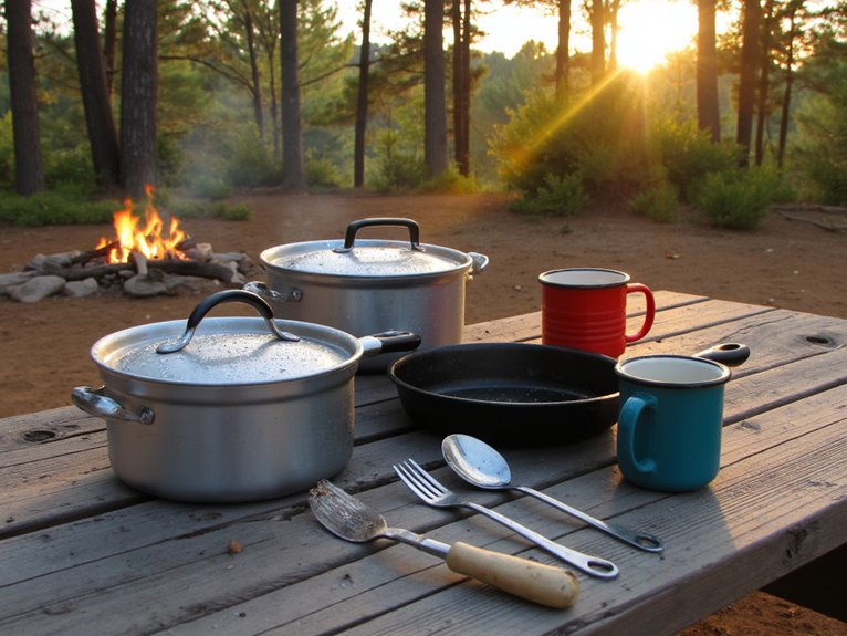 quality cookware enhances camping