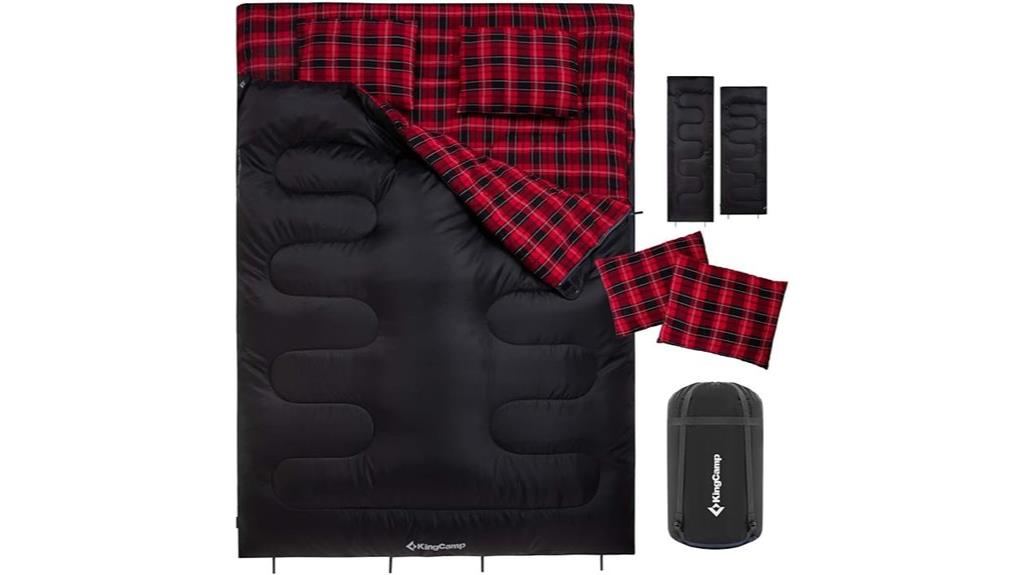 queen size double sleeping bag