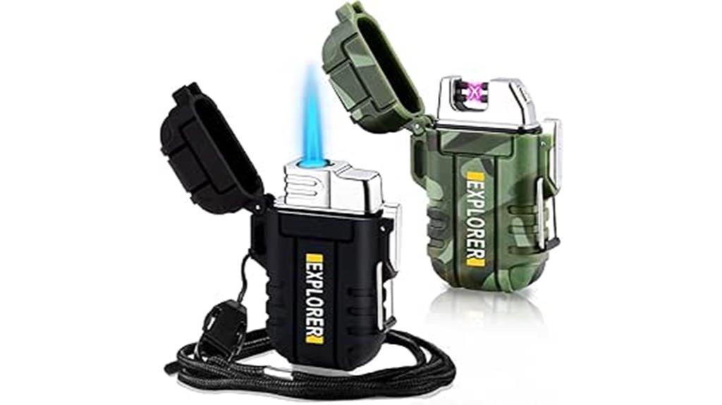 rechargeable waterproof arc lighters