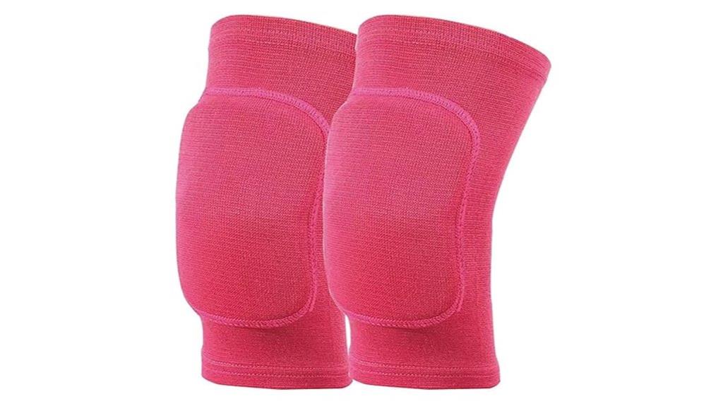 red medium sports knee pads
