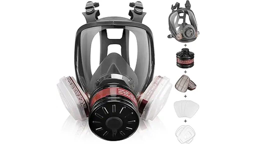 reusable full face respirator