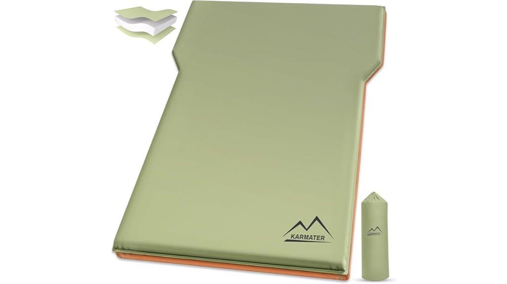 self inflating camping sleep pad