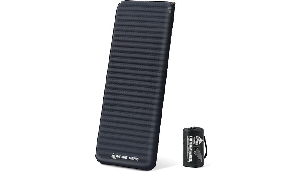 self inflating camping sleeping pad