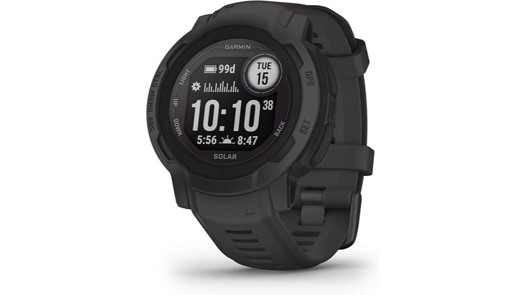 solar charged gps outdoor watch