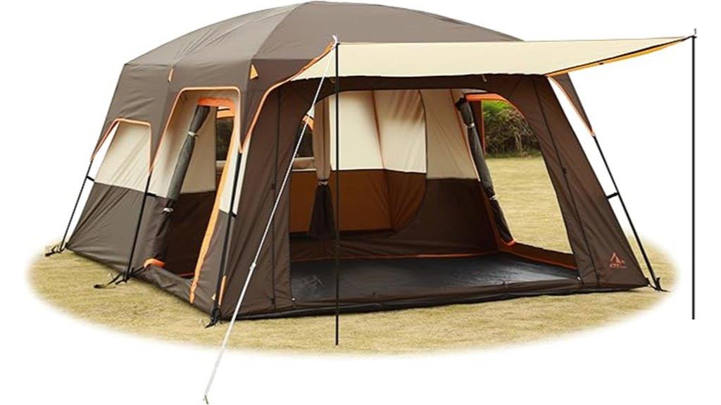 spacious family cabin tent