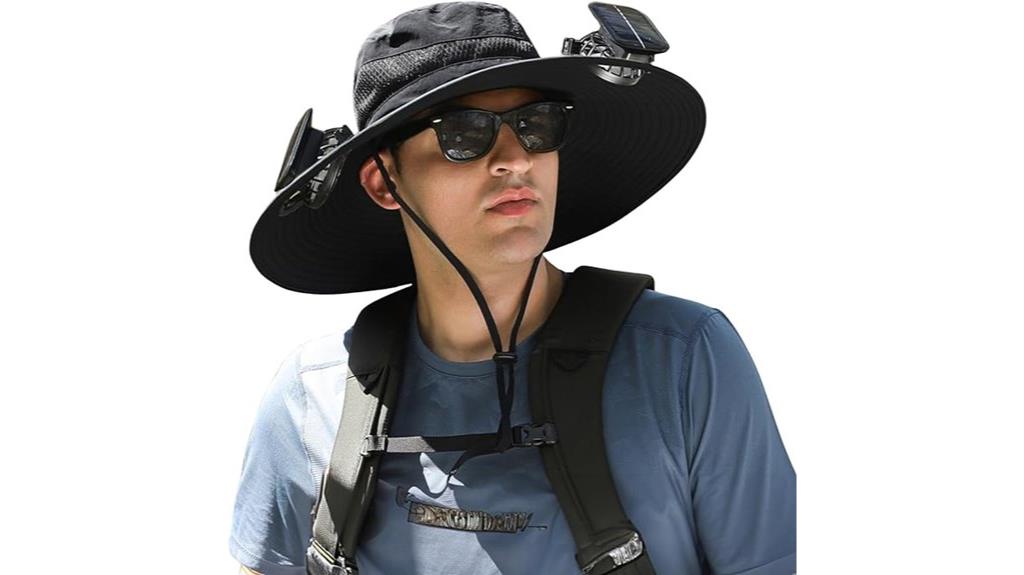 sun protection with fan
