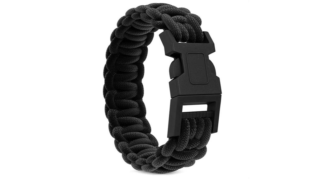 survival bracelet with buckle