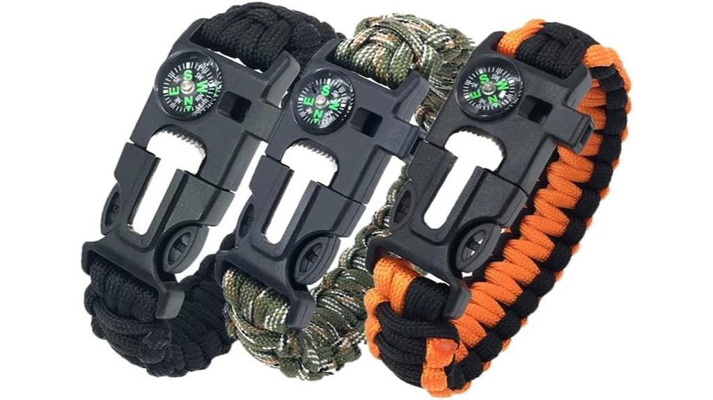 survival bracelet with tools