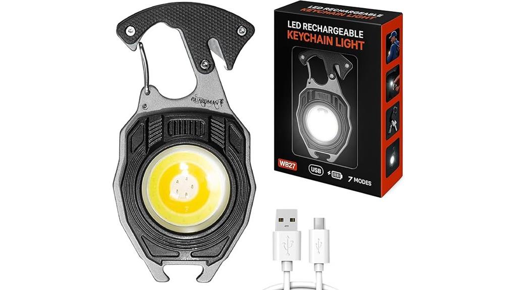 survival keychain with flashlight