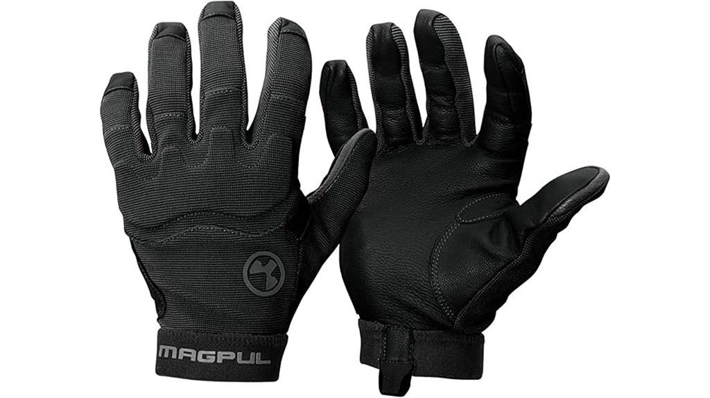 tactical lightweight leather gloves