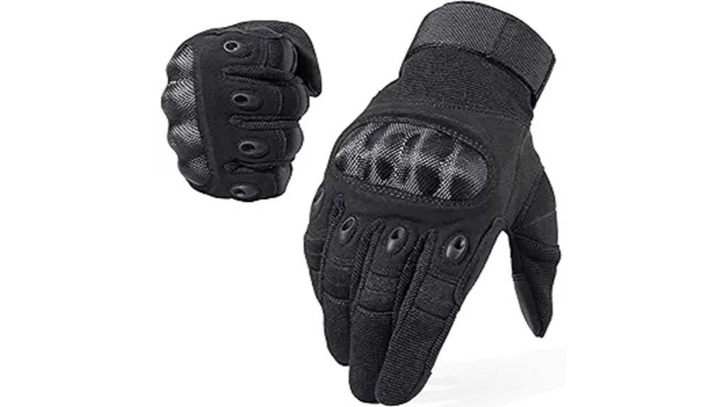 tactical touchscreen gloves for men