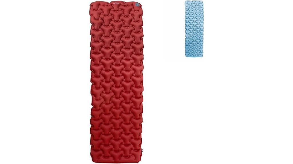 teton self inflating camping pad