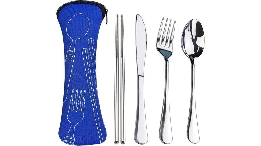 travel cutlery set included