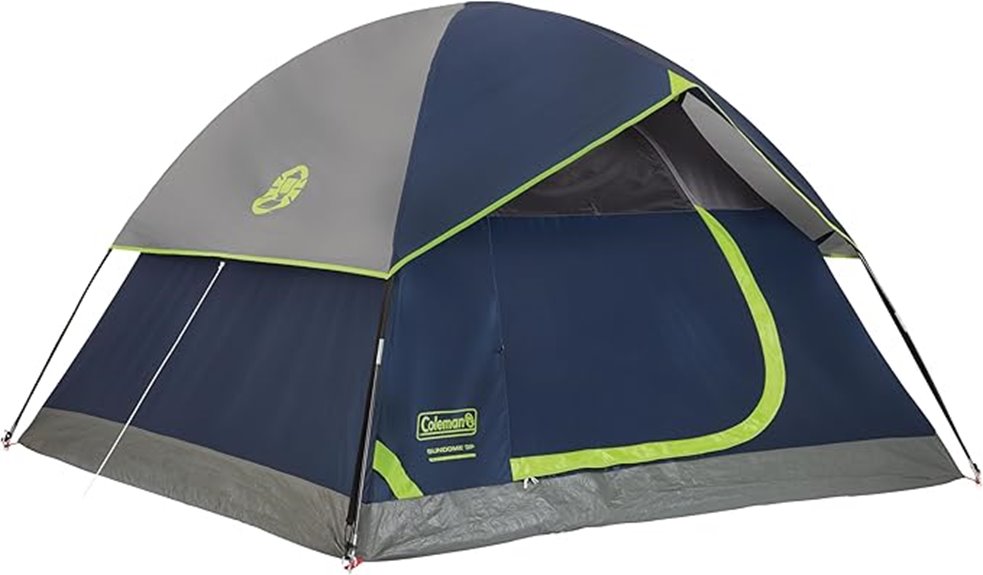 versatile coleman camping tent