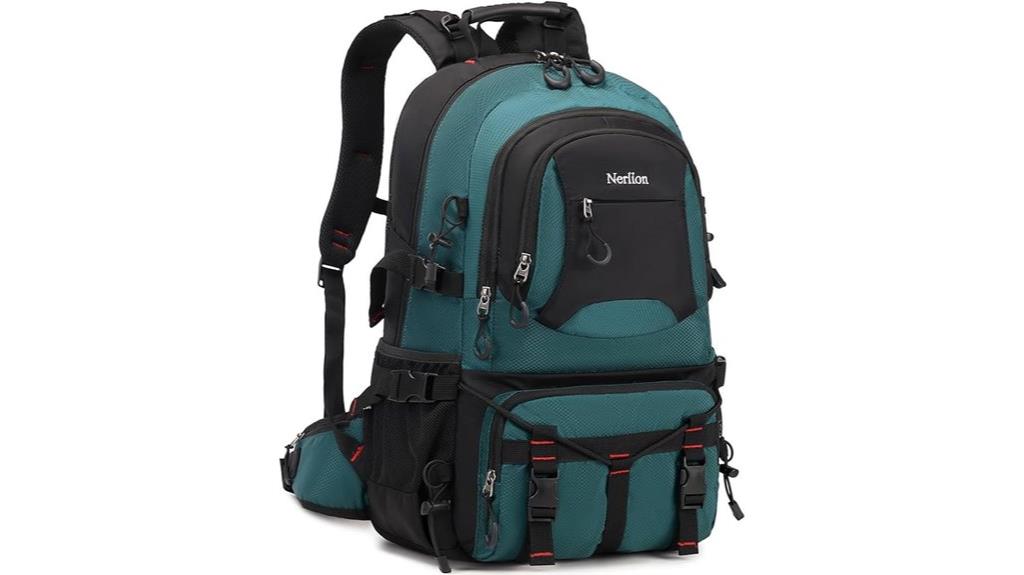 versatile dark green backpack