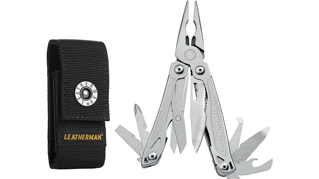 versatile multitool with scissors