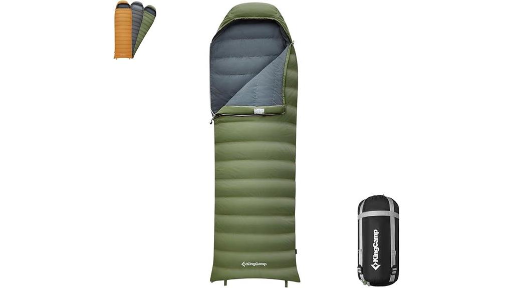 warm durable all season sleeping bag