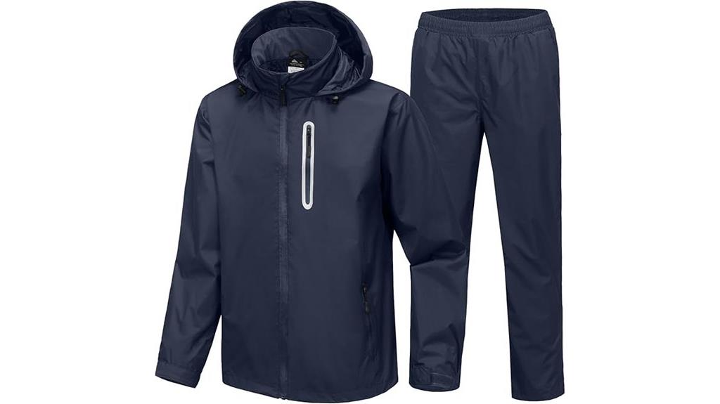 waterproof golf rain suit
