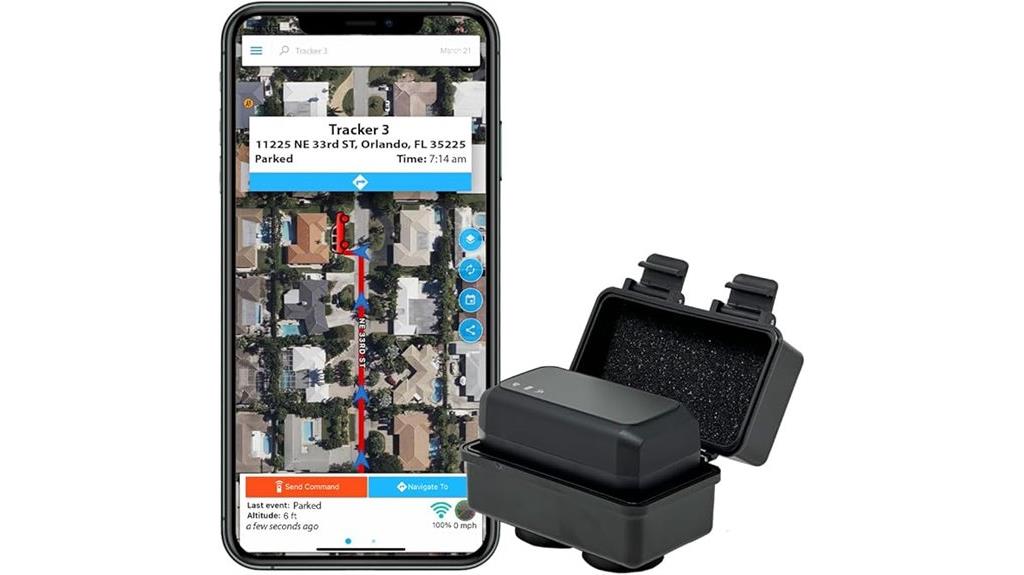 waterproof magnetic gps tracker